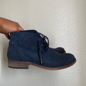 Suede booties
